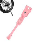 16 Inch - Bicycle Stand for Children's Bikes - MTB Kickstand - Single Bicycle Stand - Bicycle Accessories for Children - Bicycle Stand - Side Stand for Bicycles - Bicycle, E-Bike, City Bike & Mountain Bike - Pink - Easy to Install