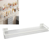 Shower Rack - 30 Cm - Wall Rack - Bathroom Rack - Small Shower Rack - Bathroom Accessories - No Drilling Required - Small Wall Rack - Hanging Shower Rack - For the Shower Storage Organization - For Kitchen Bedroom Living Room - White - 1 Piece