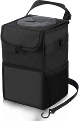 Car Trash Can - Car Seat Organizer - 6 L - Waterproof - Car Interior Accessories - Portable Vehicle Trash Can - Leak-Proof and Foldable Waste Bin - Extra Storage Bags - Car Storage - Trash Can - Trash Can Organizer - Travel Goods - Black