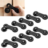10 Pieces Black - Child Lock - Drawer Child Lock - Refrigerator Lock - Cabinet Child Locks - Cabinet Door Child Safety - Child Security - No Drilling Required - Safety Lock - Door Security - Baby Lock - Child Locks - Drawer Lock - Cabinet & Drawer Securit