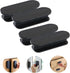 Sliding Door Handle - 4 Pieces - Cabinet Handles - Furniture Handles - Drawer Handles - Door Handles - Cabinet Handles - Furniture Handle - Kitchen Handle - Furniture Hardware - Self-Adhesive - No Drilling Required - Handle for Wardrobe - For Kitchen/Slid