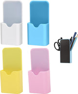 Magnetic Pen Tray - 4 Pieces - Magnetic Pencil Holders - Magnetic Tray - Whiteboard Pencil Holders - Whiteboard Accessory Holder - Pen Holder For Whiteboard Or Refrigerator - For School, Office, Home, Cabinet And Metal Cabinets - 12x5.6x2.6CM