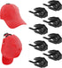 Cap Rack Set of 8 - Wall Cap Holders - Cap Hooks - With Screws and Tape - Two Installation Methods - Cap Rack Coat Rack - Cap Rack Storage System - Cap Storage Bag - Hat Holder - Cap Organizer - Double Suspension - Black