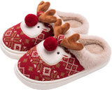 Slippers - House shoes - Christmas - Christmas Gift - Anti-slip - Anti-slip Sole - with Plush Lining - Comfeet - Warm - Women and Men - Size 39/40 - Red - Creative - Interesting - Surprising - Gift - Perfect as a Christmas gift