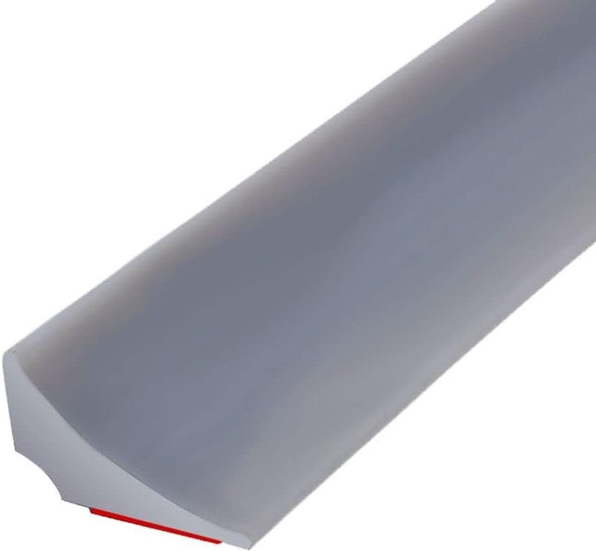 Water stopper - Water barrier - Anti-water strip - Water-repellent strips for countertops - Self-adhesive - Threshold strip - 200cm - Leakage - Sanitary - Kitchen, Bathroom - Grey