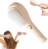 Anti-Tangle Hairbrush - Telescopic Self-Cleaning Brush - Head Massager - Hairbrushes for Women - Air Cushion Massage Combs - Multifunctional Anti-Static Massage Comb - Cleaning with One Click - Beige - 1 Piece