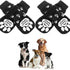 Size S 13.5 x 4.5 x 5.5cm - 2 Pairs Pet Socks - Non-Slip Dog Socks - Breathable - Adjustable - Dog Shoes Paw Protector Socks for Dogs - Velcro Closure - Pet Paw Protector - Fashionable and Functional Paw Protection