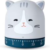 Kitchen Timer - Creative Cat Shape Digital Timer - High Quality Egg Timer - Portable BBQ Timer - Multifunctional Egg Timer - Egg Timer - Egg Alarm - Cooking Timer - Kitchen Timer - Mechanical Countdown - For Baking/Cooking/Learning