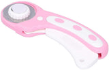 Professional Rotary Cutter - Luxury High Quality Tailor's Scissors - Fabric Scissors - Leather Cutter - Cutter - Fabric Cutter - Rotary Blade - for cutting fabric / leather / plastic / paper - fabric pink