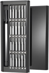 24-piece - High-quality Precision screwdriver set - Professional small compact screwdriver repair kit - portable mini tool set - Universal - for Smartphone / glasses / watch / laptop - with Phillips head flat head - magnetic