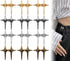 12 Pieces - Waist Extender - Tightening Button Adjuster Buttons - Star Trouser Waist Buckle - Adjustable Waistband Clips - Trouser Waist Reinforcement - Star-Shaped Jeans Shortening Buttons - Adjustable Button Trousers - Universal