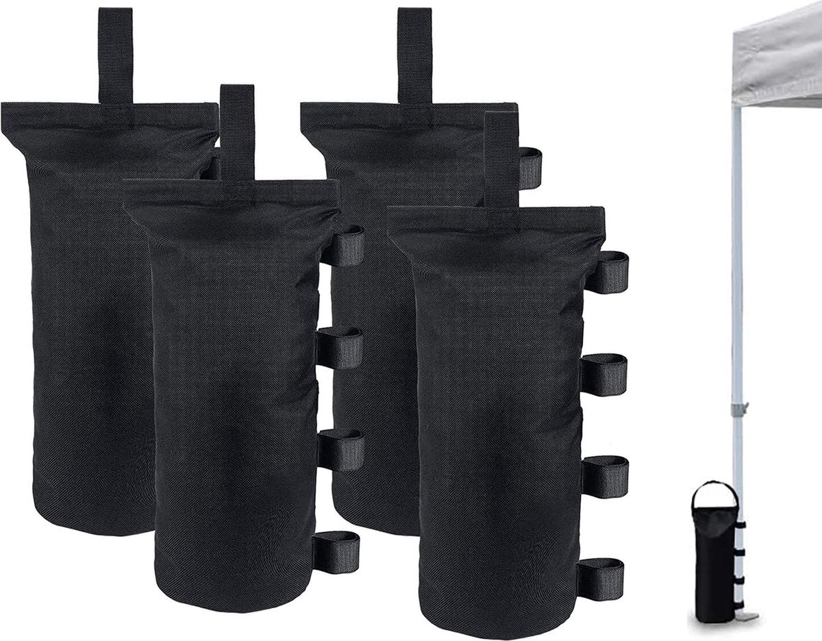 Weights for Pavilion - Waterproof Sandbags for Tent - 4 Pieces - Stand Protection Set - Weight Bag - Sandbags - Thickened Sandbag - Sandbags for Tent - Weight Bags - Party Tent - Weighted Base - ø15cm - Awning/Tent - Windproof - Thick
