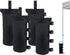 Weights for Pavilion - Waterproof Sandbags for Tent - 4 Pieces - Stand Protection Set - Weight Bag - Sandbags - Thickened Sandbag - Sandbags for Tent - Weight Bags - Party Tent - Weighted Base - ø15cm - Awning/Tent - Windproof - Thick