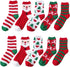 Christmas Socks - 5 Pairs - Ladies&