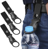 Bottle Hanger - 3 Pieces - 27mm - Universal Bottle Holder - Water Bottle Holder – Belt Holder - Waist Bottle Holder - Hip Bottle Holder - Bottle Holder Belt - Drinking Bottle Holder - Black