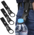 Bottle Hanger - 3 Pieces - 27mm - Universal Bottle Holder - Water Bottle Holder – Belt Holder - Waist Bottle Holder - Hip Bottle Holder - Bottle Holder Belt - Drinking Bottle Holder - Black