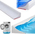 Water Threshold 200cm White - Shower Thresholds - Self-Adhesive Shower Water Barrier - Compact - Sanitary Water Stopper - Shower Threshold - Water Stopper - Shower - Bath - Leakage - Water Barrier - Mold - Sanitary - Anti-Water Strip - Foldable Shower Wat