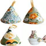 Heat-Resistant Pot Holder - 3 Pieces - Oven Mitt Glove - Anti-Hot Gloves - Microwave Glove - Pot Clips - Kitchen Cooking Gadget - Thicker - Triangle - Kitchen - Kitchen Stuff - For BBQ / Cooking / Baking / Microwave / Grilling