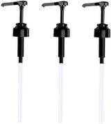 3-piece soap dispenser head - Easy-press bottle soap dispenser - Multifunctional Coffee Syrup Pump - Practical Spray Nozzle Pressure Oil Sprayer - Dispensing Pump - Pump Dispenser Syrup Bottle - Bottle Nozzle - for liquid / lotion - Black