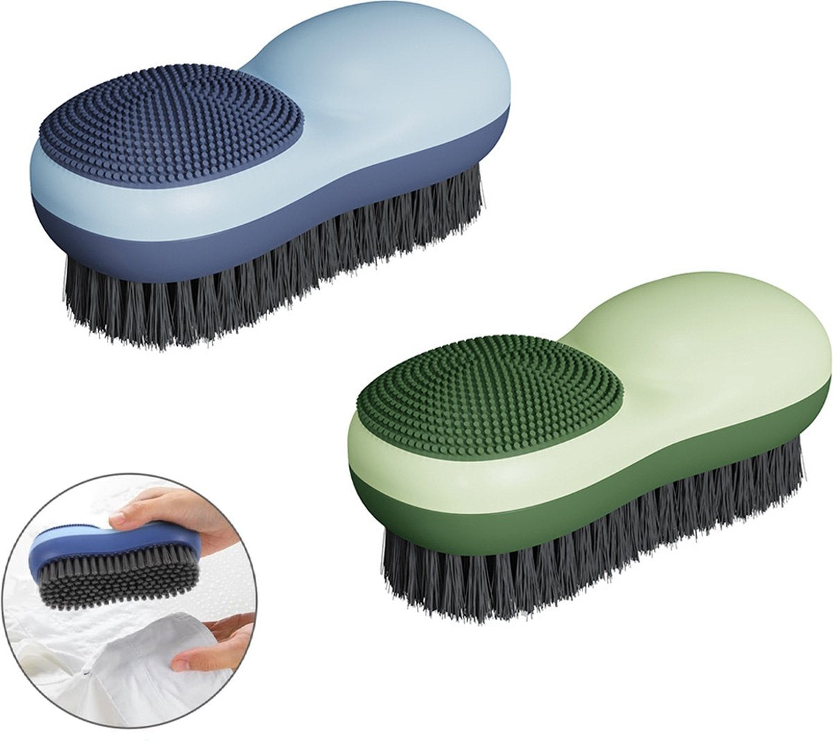 Hand Brush - Cleaning Brush - Cleaning Supplies - Hand Scrubbers - Soft Bristle Cleaning Brush - Scrubbing Brushes - Reusable Washing Brush for Washing Shoes - Multifunctional Cleaning Brush - For Cleaning Bathroom, Kitchen, Scho