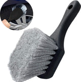 Tire Brush - Tire Brush - Polishing Tires - For Car/Scooter/Motorcycle Tires - Exterior Wheel Brush Tire Cleaner - Remove Contaminants From Your Tires - Black - 1 Piece