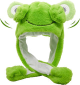 Frog Hat - Creative Stylish Caps - cute plush animal hat - frog hat with big eyes - party role-playing hat - Accessories - Headwear - Ergonomic - Very comfortable - Warm - Halloween - Christmas - Gifts - unisex