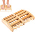 Wooden Foot Massager - Foot Massage Roller - Massage Device - Massage Roller - Foot Roller - Wooden Foot Massage Roller - Reflexology - Improves Blood Circulation - For Home and Office - 27.3×18.5×5cm