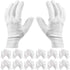 Cotton gloves - 12 Pairs - white - soft hand cotton - Used For Cosmetics, Jewelry Coin Inspection, Inspection Gloves, Service Gloves, Moisture Gloves - everyday cotton gloves
