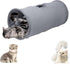 Cat Tunnel with Play Ball - 67cm - Play Tunnel - Rabbit Tunnel - Cat House - Dog Tunnel - Cat Toys - Cat Toys - Crawl Tunnel - Cat Toy - Foldable - Extra Sturdy - Anthracite