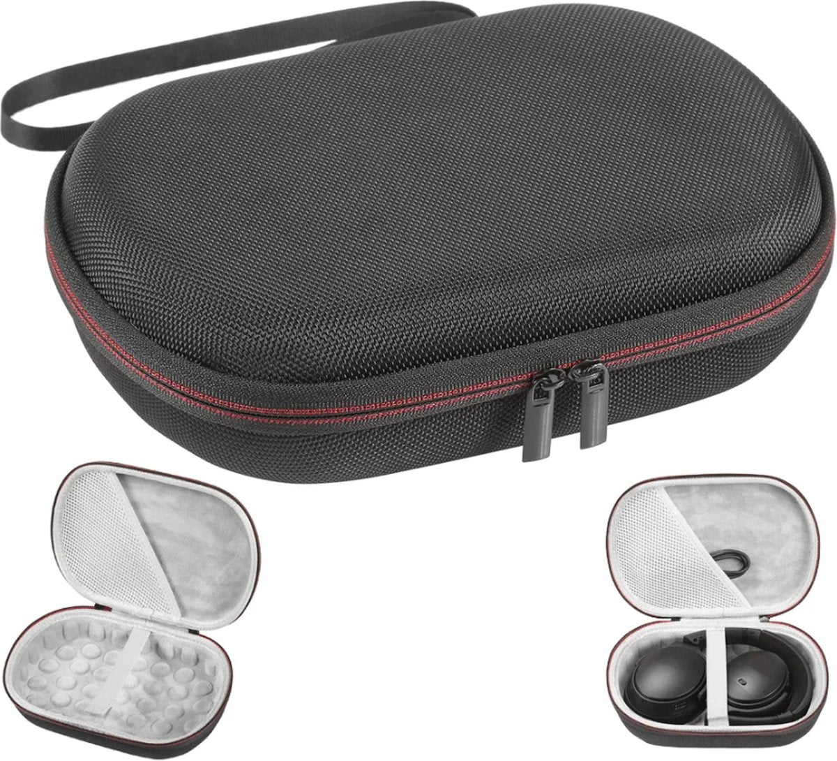 Headphone Case - Hard Protective Case - On-Ear/Over-Ear - For Most Brands/Bluetooth/HiFi/Wired Headphones/Gaming Headset - Headphone Case - Protective Case - Carrying Bag - Water Resistant - Shockproof - Earbud Storage Case - High Quality!