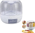 Rotating Storage Container - 5 KG - Storage Container - Food Container - Storage Jar - Food Dispenser - Cornflakes Dispenser - Cereal Dispenser - Rice Dispenser - BPA Free - For Breakfast Cereals - Rotating Food Dispenser With 6 Compartments - Kitchen Org