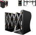 Bookend - Book Stand - Book Holder - Book Support - Bookends - Magazine Holder - Adjustable - Stylish Design - Non-Slip Feet - Multifunctional Use - For Shelves, Office, Library, Home and School - Metal - Black