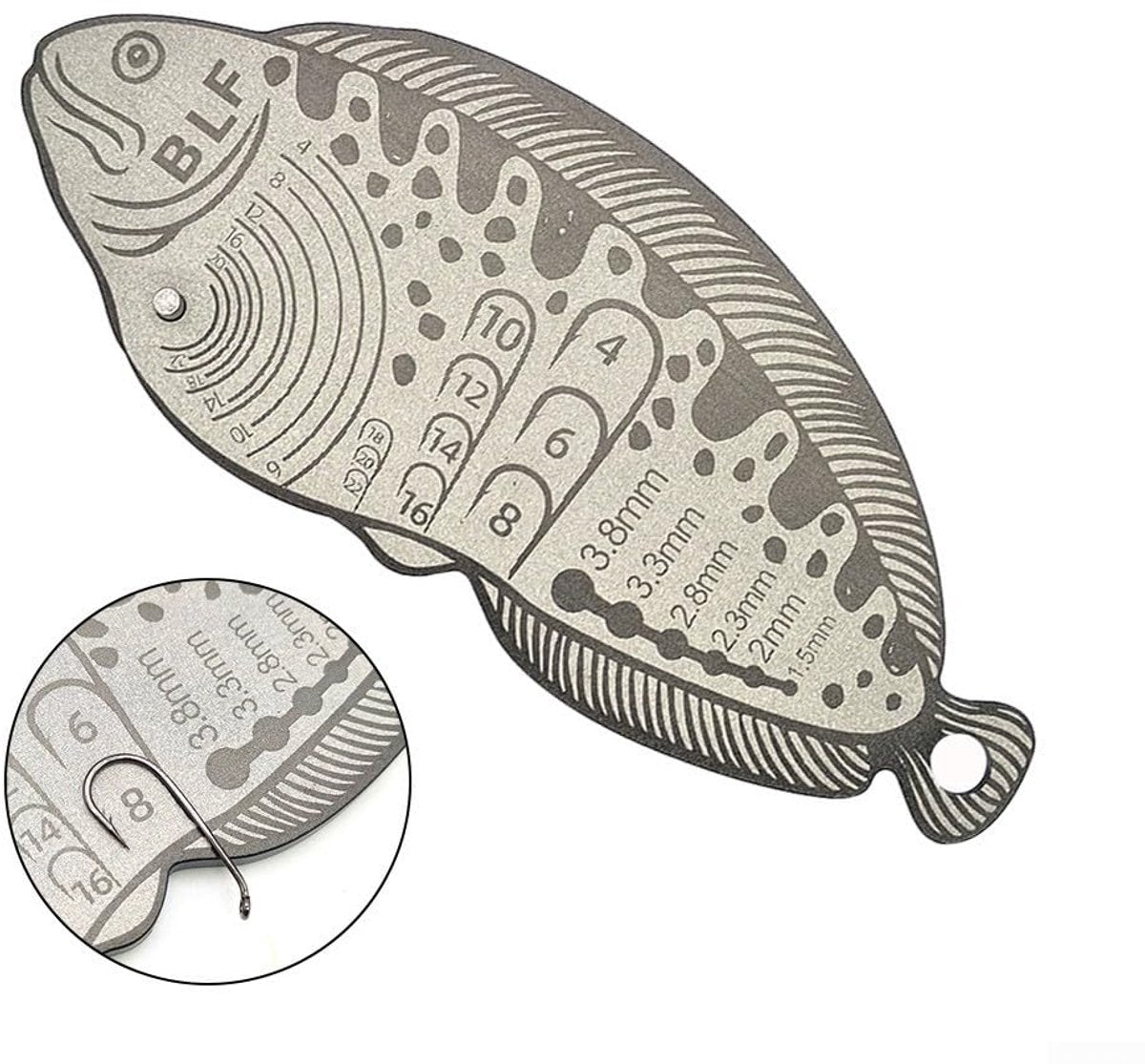 Fly Fishing - Professional Measuring Ruler - Portable Multifunctional - High Quality Fly Fishing - Fly Fishing - Fly Fishing - Handy Tool for Fishermen - Great Gift