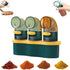 Salt and Pepper Shaker/Shaker - 3 Pieces - Spice Jars - Set - Salt Shaker - Pepper Shaker - Quantity Salt Shakers - Home Spice Salt Shaker - Pepper Shaker/Salt Shaker - Paprika Cumin Powder Sugar Dispenser - Salt and Pepper Shaker Set - With Holder
