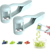 Grape Slicer - Fruit Slicer - Slicer - Vegetable Slicer - Tomato Slicer - Grape Slicer - Kitchen Tool - Salad Slicer - Cherry Tomato Slicer - For Round Vegetables, Salad And Fruit - Ideal For Tomatoes / Grapes / Cherries / Strawberries - For Toddlers