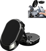 Magnetic Car Phone Holder - Magnetic Car Phone Holder - Foldable Multi-Angle Rotation - 360 Degree Rotatable Magnetic Phone Holder - For Mobile Phones / Smartphones In The Car - Universal Magnetic Release - Black