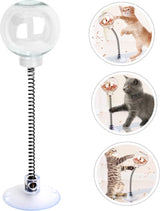 Cat Toys - Food Dispenser - Interactive Puppy Food Training - Training Ball - Learning Play Ball - Treat Ball - Cat Treat Dispenser Toy - Automatic Cat Feeder - Toy with Treat Ball - Safe Interactive Cat Food Toy