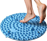 Acupressure Mat - Massage Mat - Stimulates Blood Circulation - Acupressure Improves Blood Circulation - Foot Massage Mat - Foot Relief Massage Mat - Reflexology Mat - Portable Acupoint Mat for Feet - Blue
