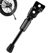 16 Inch - Bicycle Stand for Children's Bikes - MTB Kickstand - Single Bicycle Stand - Bicycle Accessories for Children - Bicycle Stand - Side Stand for Bicycles - Bicycle, E-Bike, City Bike & Mountain Bike - Black - Easy to Install