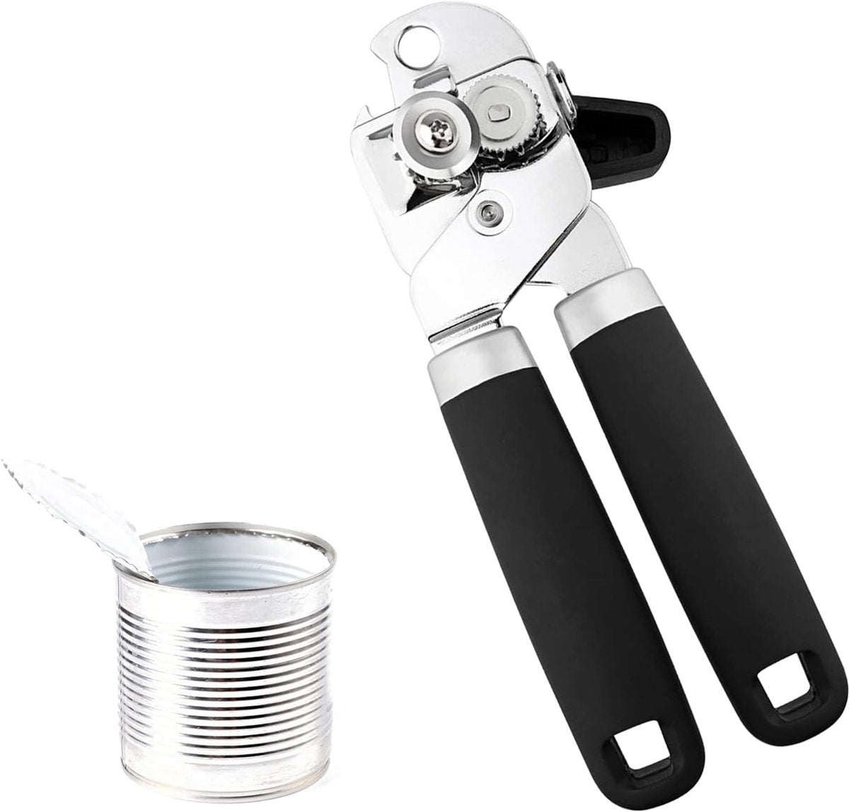 Can Opener - Professional Can Opener - Portable Bottle Opener - Multifunctional Opener - Easy to Open - Safe Opening Can Opener - Safe Cut for Beer / Tin / Bottle - Especially Good for Seniors with Arthritis