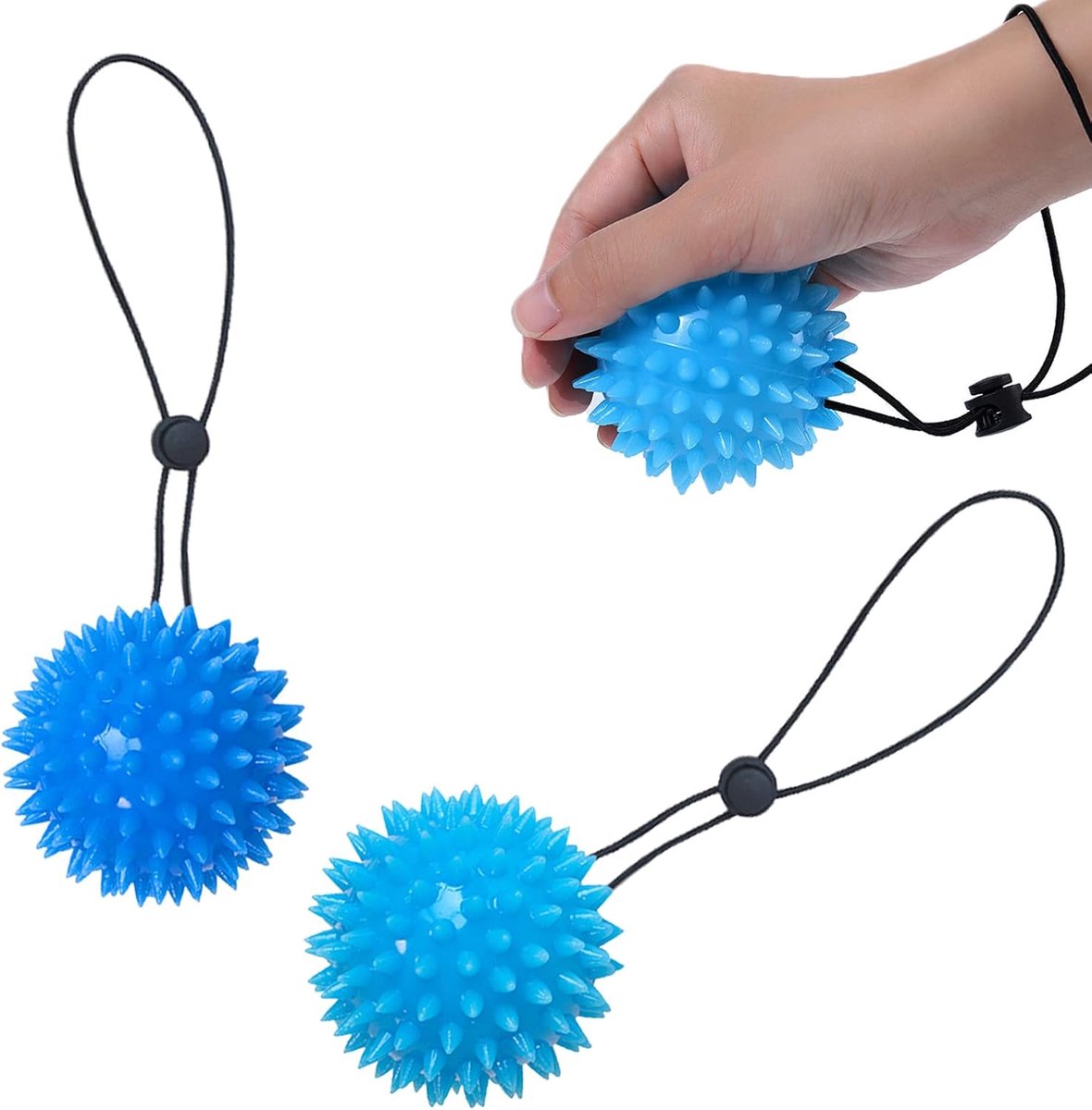 Massage ball - Professional massage balls - Portable Finger trainer - Myofascial ball - Exercise ball - Fitness ball Hedgehog ball - Foot massage - Muscle recovery after running - Massage various areas - Pain relief - 1 piece