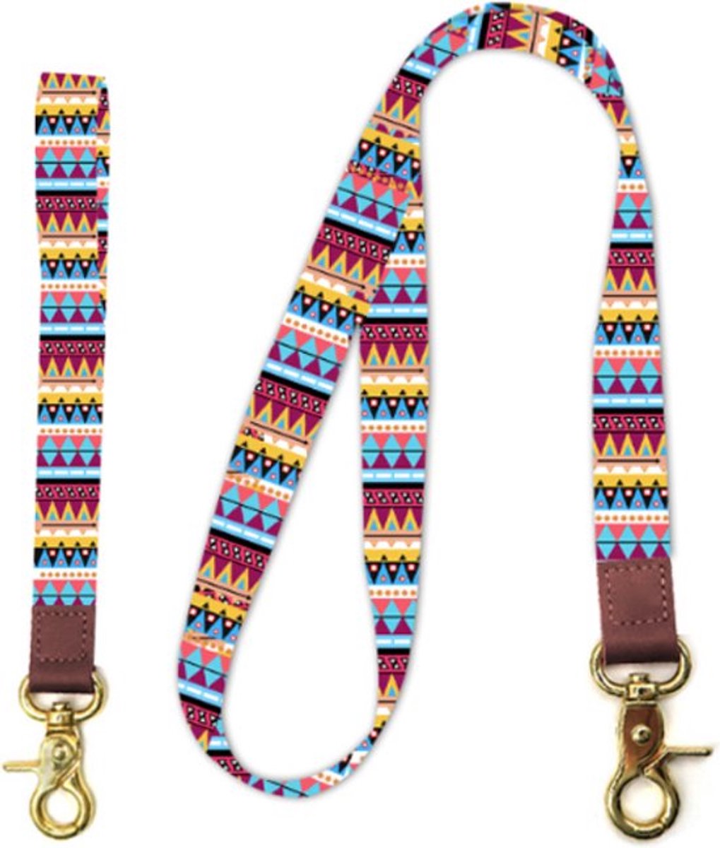 Lanyards - Key cord - Wristband - Keychain - ID Lanyard - Neck Lanyard - Wristband - Print - For ID, Badge Holder, Keys, Phone - 15x2cm/90x2cm - 2 Pieces