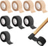 8 Rolls Chair Leg Protectors - 2.5cm × 4.5m - Chair Leg Protective Tape - Chair Leg Caps - Self-Adhesive Felt Covers - Waterproof Anti-Slip Tape - Chair Anti-Slip - Anti-Slip Chair Leg - Floor Protector - Table Coaster - Chair Leg Protectors