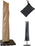 Parasol Cover - 190×50×30cm - Standing Parasol - Sturdy & Durable - Waterproof Parasol Cover 600D - With Zipper, Drawstring and Storage Pouch - Waterproof / Dustproof / Weatherproof - Khaki - For Cantilever Parasol and Standing Parasol