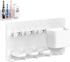 Toothbrush Holder - Electric Toothbrush Holder - High Quality - Adjustable - Wall-Mounted - Drying - Razor Holder - Bathroom Organizer - Universal - Self-Adhesive - No Drilling Required - White