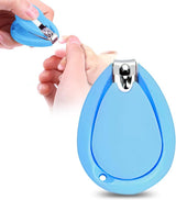 Nail Clipper - Nail Scissors - Toddler Nail Clipper - Child Nail Clipper - Baby Nail Scissors - Safety Scissors - Safe and Gentle - For Babies, Children, Adults - For Newborns, Baby, Toddler, Children - For All Ages - Blue