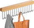 Clothes Hangers - Clothes Rod - Extendable - Hook Extendable Clothes Hanger - Non-Slip Coat Racks With 8 Hooks - Multifunctional Hanger - Multifunctional Sliding Rack - For Bras, Ties, Tank Top, Scarf, Jewelry - 31x8 Cm - 1 Piece