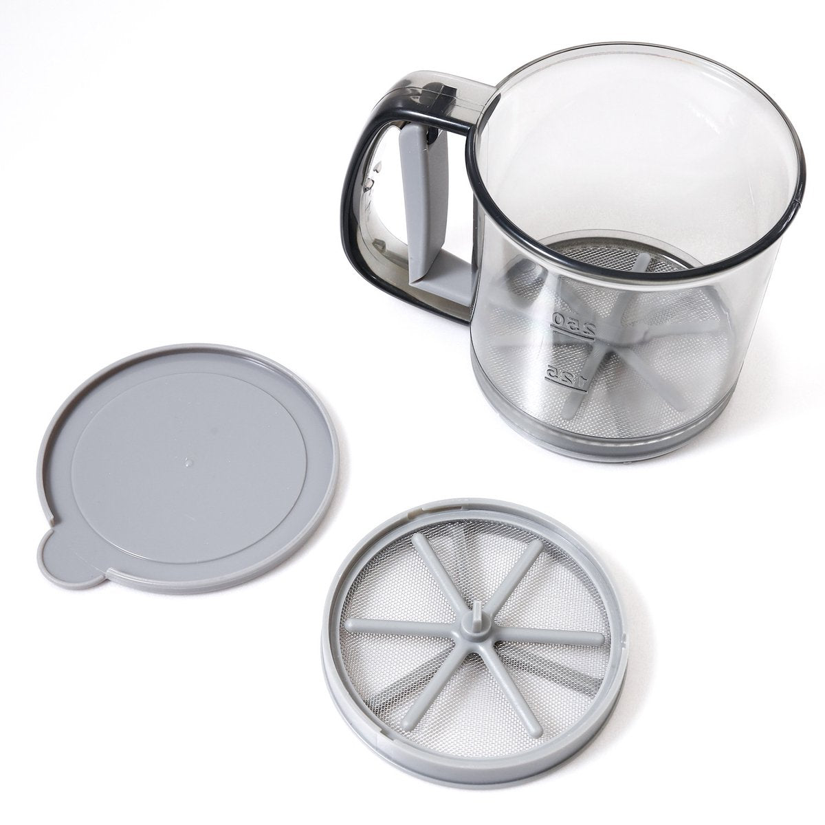 Flour Sieve - For Flour and Meal - Flour Sieve - Powdered Sugar Sieve - Sugar Sieve - Baking Utensils - Powdered Sugar Shaker - Hand Sieve - Double-Layer Sugar Sieve - One Hand - For Almond Powder, Powdered Sugar, Cocoa Powder, Cinnamon Powder