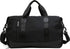 Travel Bag - Gym Bag - Hand Luggage Travel Bag - 47 x 25 x 22 cm - Sports Bag - Shoulder Bag - Waterproof and durable - With shoe compartment - Wet and dry - Suitable for men and women Swimming Sports Travel Gym Bag (black)