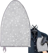 Mini Ironing Board - Steam Glove - Handheld Ironing Board - Heat-Resistant Ironing Glove - Ironing Aid - Washable - Ironing Pad - Mini Ironing Pad - Garment Steaming Sponge Padding - 25x15x2.8 Cm - Grey - 1 Piece